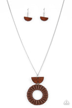 Load image into Gallery viewer, Homespun Stylist - Brown Necklace Set