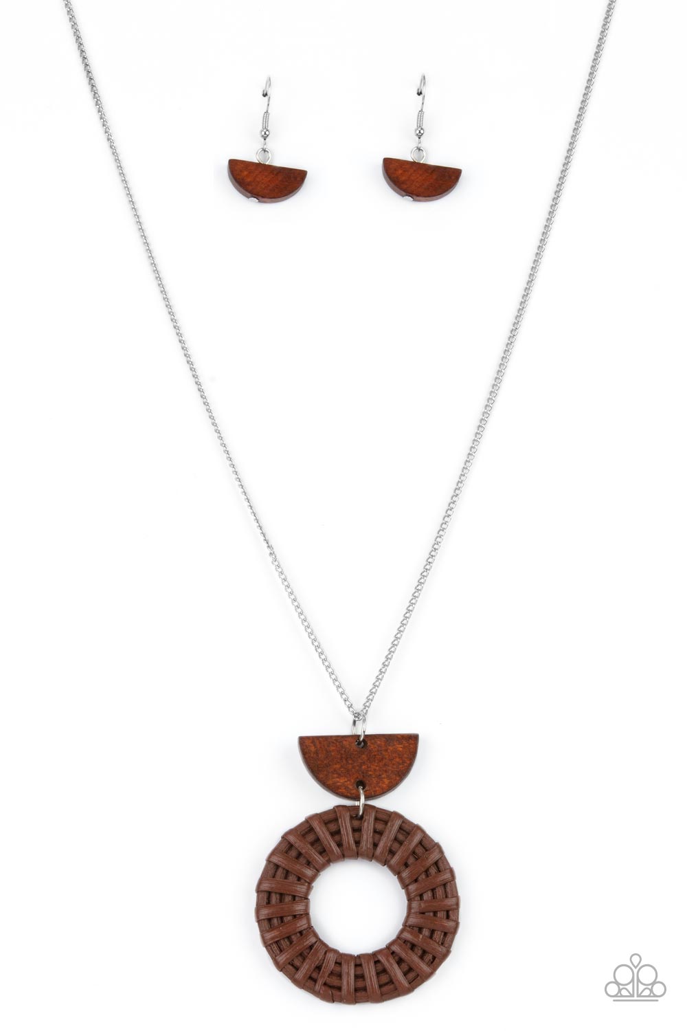 Homespun Stylist - Brown Necklace Set