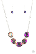 Load image into Gallery viewer, Cosmic Closeup - Purple Necklace Set