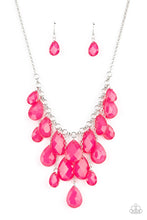 Load image into Gallery viewer, Front Row Flamboyance - Pink Necklace Set