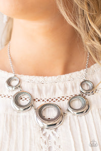 Solar Cycle - Silver Necklace Set