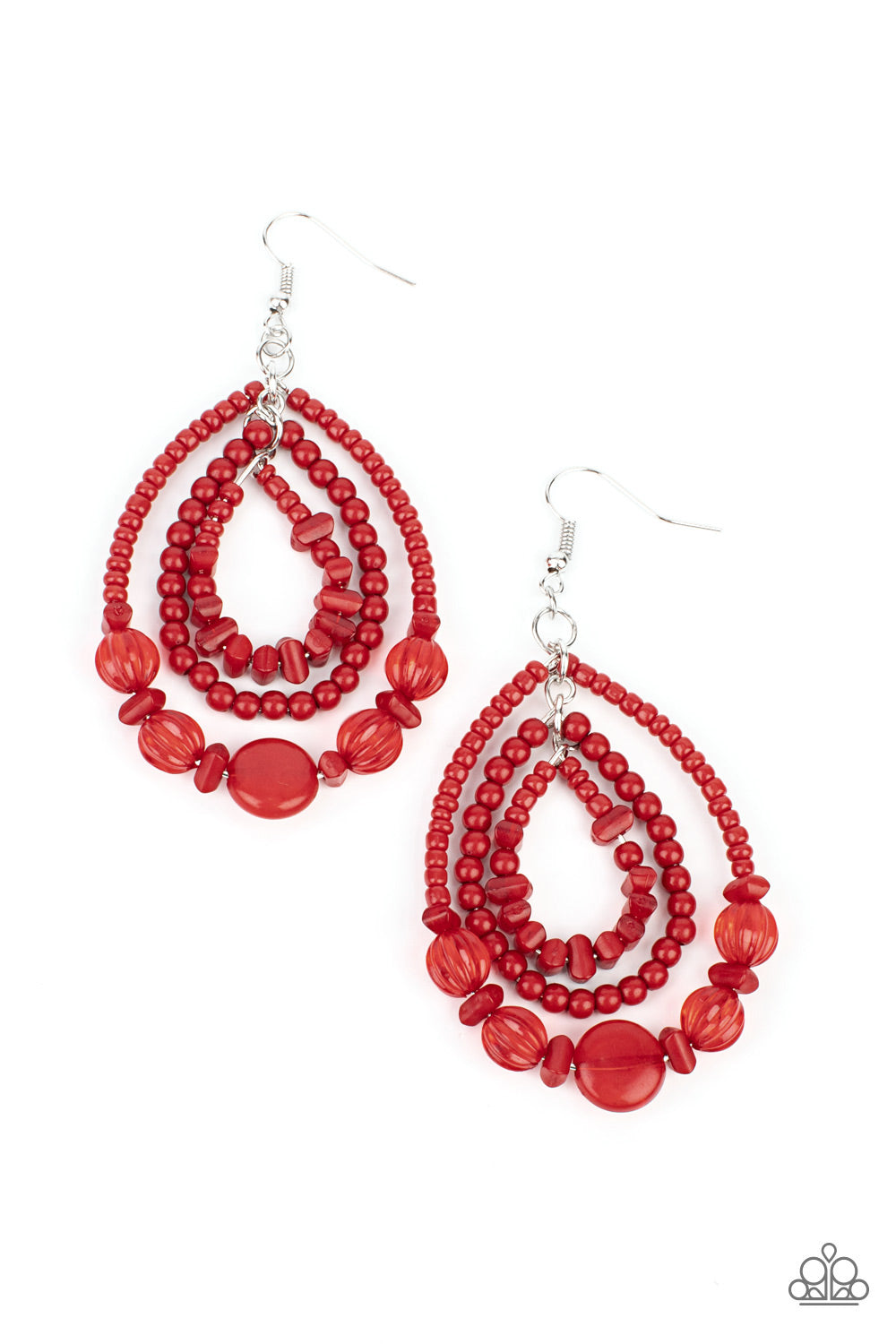 Prana Party - Red Earrings