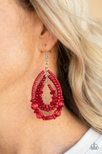 Load image into Gallery viewer, Prana Party - Red Earrings