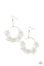 Load image into Gallery viewer, Floating Gardens - White Earrings