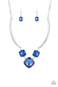 Divine IRIDESCENCE - Blue Necklace Set