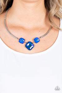 Divine IRIDESCENCE - Blue Necklace Set