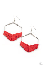 Load image into Gallery viewer, Suede Solstice - Red Earrings