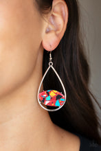 Load image into Gallery viewer, Tropical Terrazzo - Red Earrings