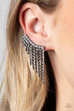 Load image into Gallery viewer, Thunderstruck Sparkle - Black Earrings