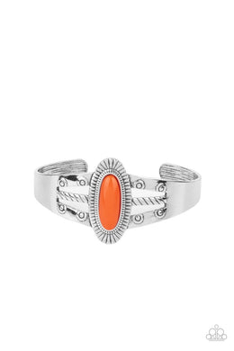 Wanderlust Walkabout - Orange Bracelet