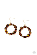 Load image into Gallery viewer, GLOWING in Circles - Brown Earrings