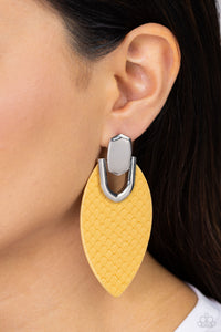 Wildly Workable - Yellow Earrings