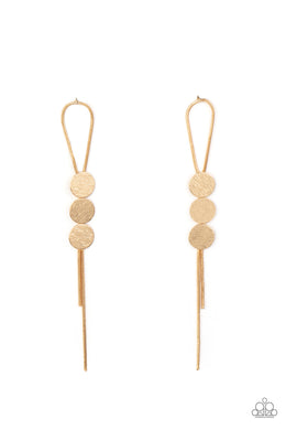 Bolo Beam - Gold Earrings