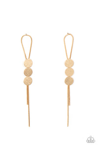 Bolo Beam - Gold Earrings