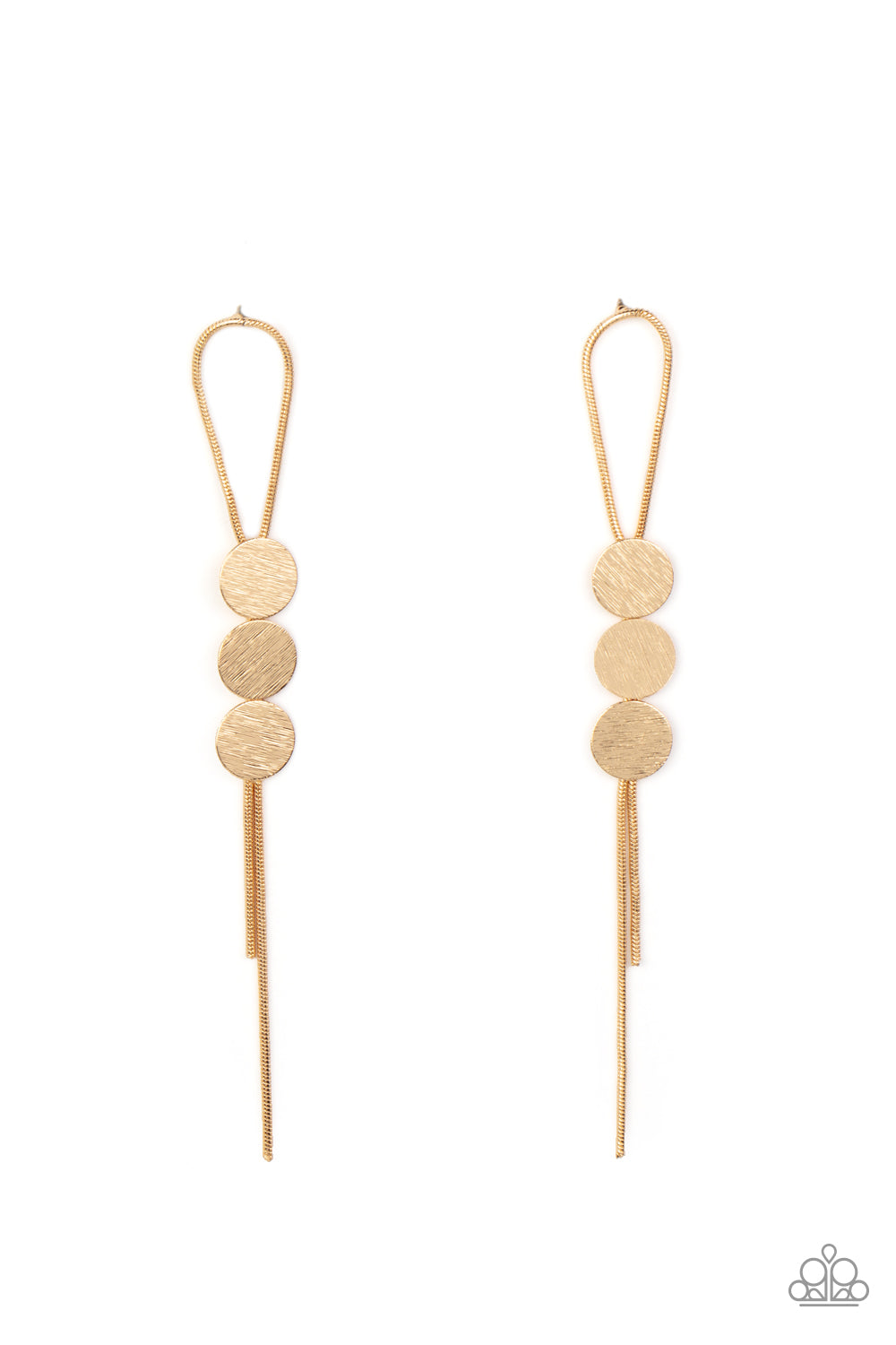 Bolo Beam - Gold Earrings