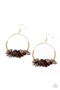 Caribbean Cocktail - Brown Earrings