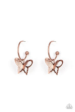 Load image into Gallery viewer, Butterfly Freestyle - Copper Earrings