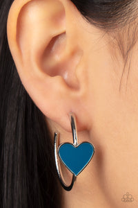 Kiss Up - Blue Earrings