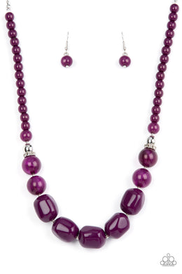 Ten Out of TENACIOUS - Purple Necklace Set