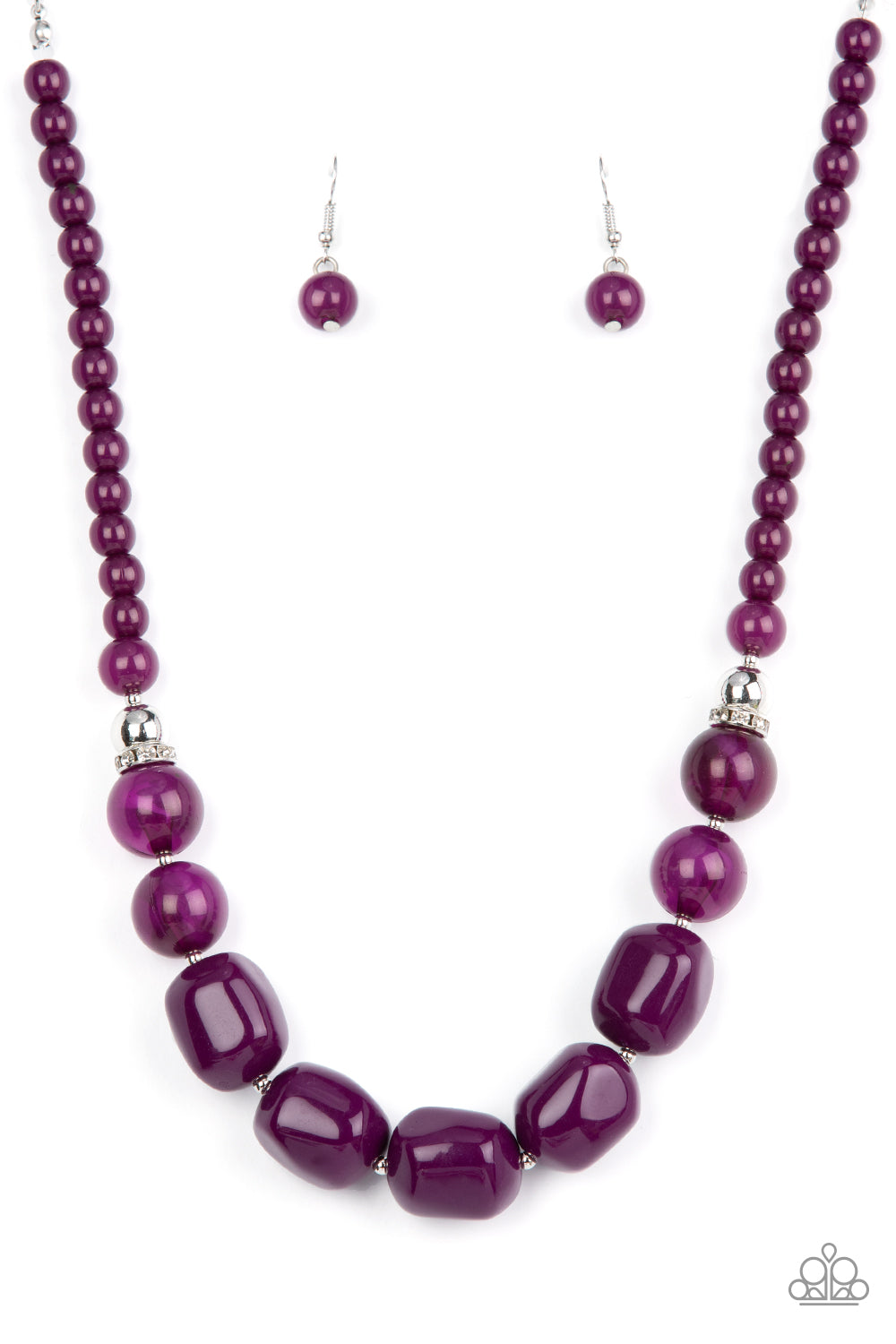 Ten Out of TENACIOUS - Purple Necklace Set
