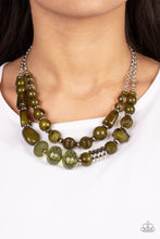 Load image into Gallery viewer, Pina Colada Paradise - Green Necklace Set