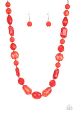 Load image into Gallery viewer, Here Today, GONDOLA Tomorrow - Red Necklace Set