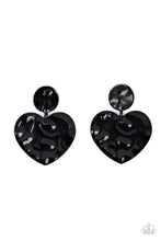 Load image into Gallery viewer, Just a Little Crush - Black Earrings