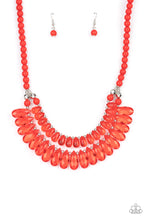 Load image into Gallery viewer, All Across the GLOBETROTTER - Red Necklace Set