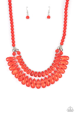 All Across the GLOBETROTTER - Red Necklace Set