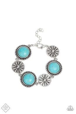 Fredonia Flower Patch - Blue Bracelet