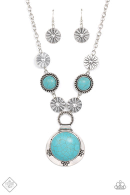 Saguaro Garden - Blue Necklace Set