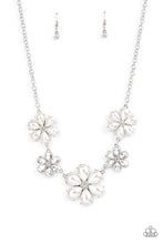 Load image into Gallery viewer, Fiercely Flowering - White Necklace Set