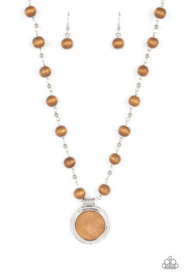 Soulful Sunrise - Brown Necklace Set