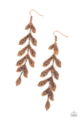 Lead From the FROND - Copper Earrings