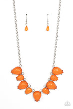 Load image into Gallery viewer, Pampered Poolside - Orange Necklace Set