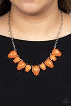 Load image into Gallery viewer, Pampered Poolside - Orange Necklace Set