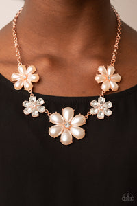 Fiercely Flowering - Copper Necklace Set