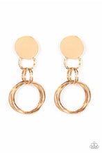 Load image into Gallery viewer, Industrialized Fashion - Gold Earrings