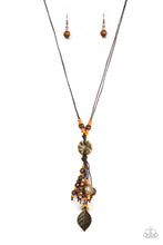 Load image into Gallery viewer, Knotted Keepsake - Orange Necklace Set