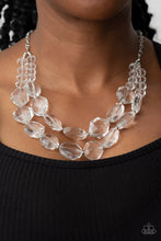 Load image into Gallery viewer, Icy Illumination - White Necklace Set