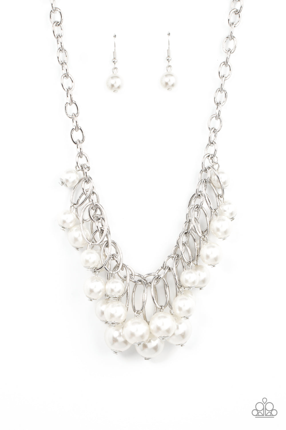 Powerhouse Pose - White Necklace Set