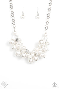 Romantically Reminiscent - White Necklace Set