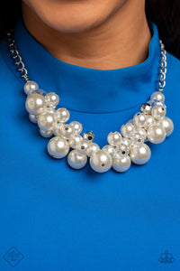 Romantically Reminiscent - White Necklace Set