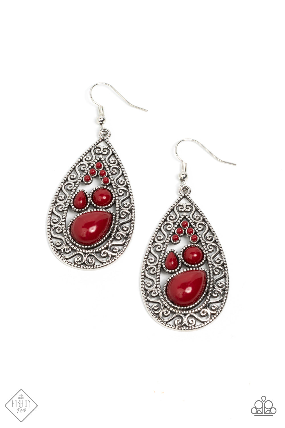 Nautical Daydream - Red Earrings