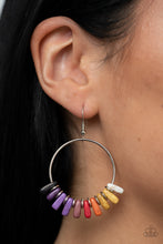 Load image into Gallery viewer, Earthy Ensemble - Multicolored Stone Earrings