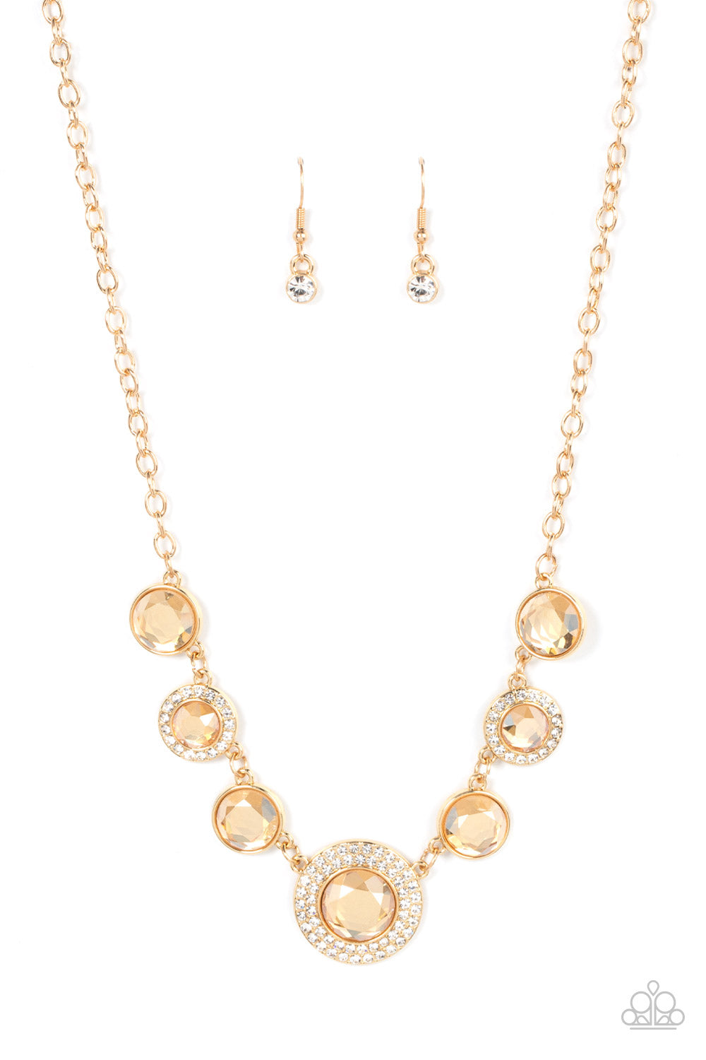 Extravagant Extravaganza - Gold Necklace Set