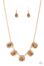 Load image into Gallery viewer, Mayan Masterpiece - Brown Necklace Set