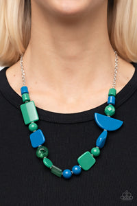 Tranquil Trendsetter - Green Necklace Set