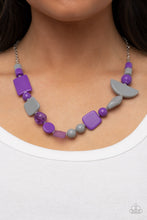 Load image into Gallery viewer, Tranquil Trendsetter - Purple Necklace Set