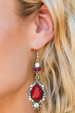 Load image into Gallery viewer, SELFIE-Esteem - Red Earrings